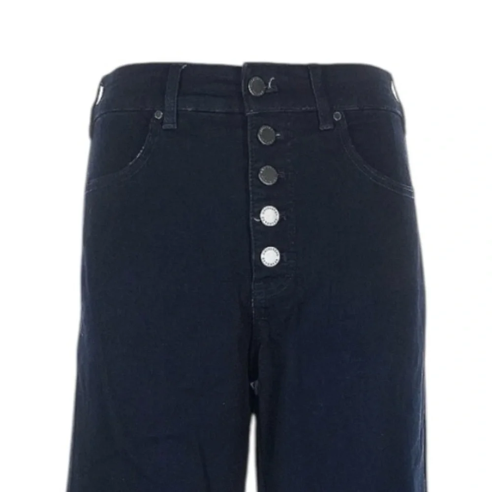 Universal Standard Dolly High Rise Straight Leg Jeans Button Fly Indigo 8 NWT